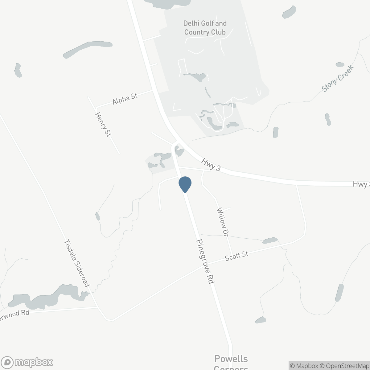 2500 PINEGROVE Road, Delhi, Ontario N4B 2E6